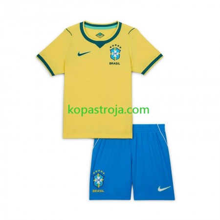 Billiga Fotbollströjor Brasilien Barn Hemma tröja WM 2026 Kortärmad